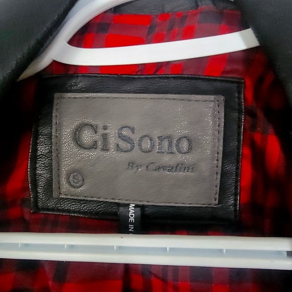 NWOT black faux leather jacket moto jacket size small - Picture 9 of 14